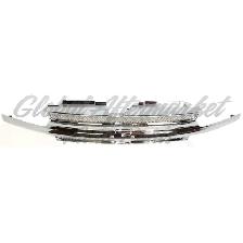 Chevrolet Trailblazer 2002-2009 Grille Chrome/Black Without - Photo 5