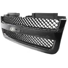 Chevrolet Trailblazer 2006-2009 Grille Chrome Gray - Photo 2