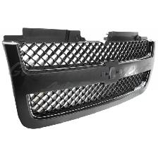 Chevrolet Trailblazer 2006-2009 Grille Chrome Gray - Photo 3
