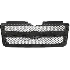 Chevrolet Trailblazer 2006-2009 Grille Chrome Gray - Photo 4