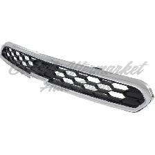 Chevrolet Spark 2013-2015 Grille Upper Matt Black W/Chrome - Photo 2