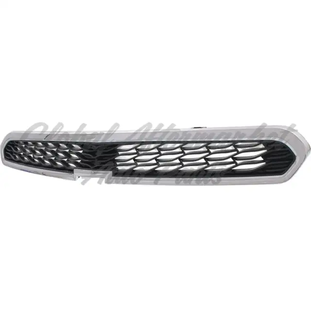 Chevrolet Spark 2013-2015 Grille Upper Matt Black W/Chrome