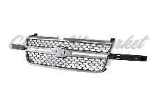 Chevrolet Pickup Chevy Silverado Hybrid 2006-2007 Grille Chrome - Photo 3