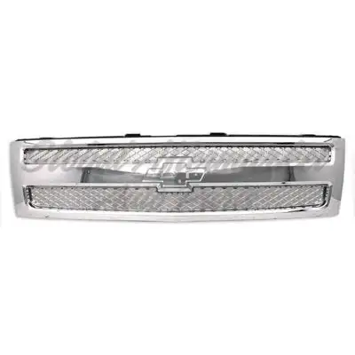 Chevrolet Pickup Chevy Silverado Hybrid 2009-2013 Grille Chrome