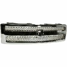 Chevrolet Pickup Chevy Silverado Hybrid 2009-2013 Grille Chrome - Photo 2