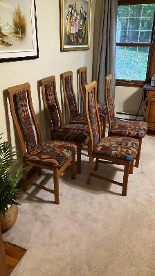 Mid century TEAK TECK. Ensemble salle à manger. 6 chaises chairs - Photo 2