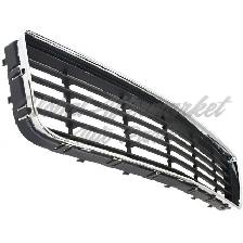 Chevrolet Impala 2006-2011 Grille Lower Chrome Frame W/Black - Photo 5