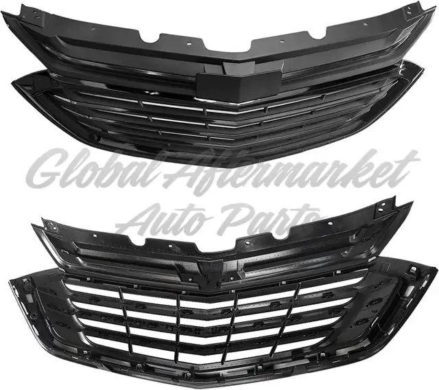Chevrolet Equinox 2018-2021 Grille Matte Black W/Chrome Frame