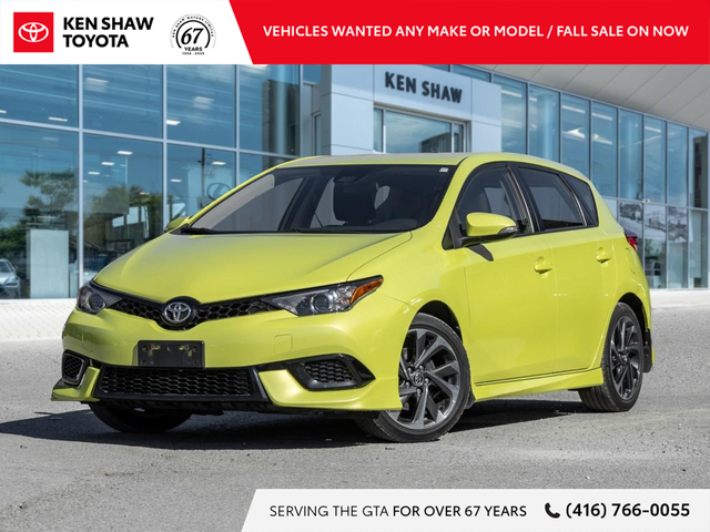 2018 Toyota Corolla iM NICE LOW KM