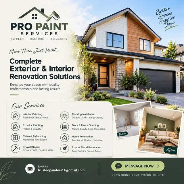 Expert Painting, Flooring & Renovation Services