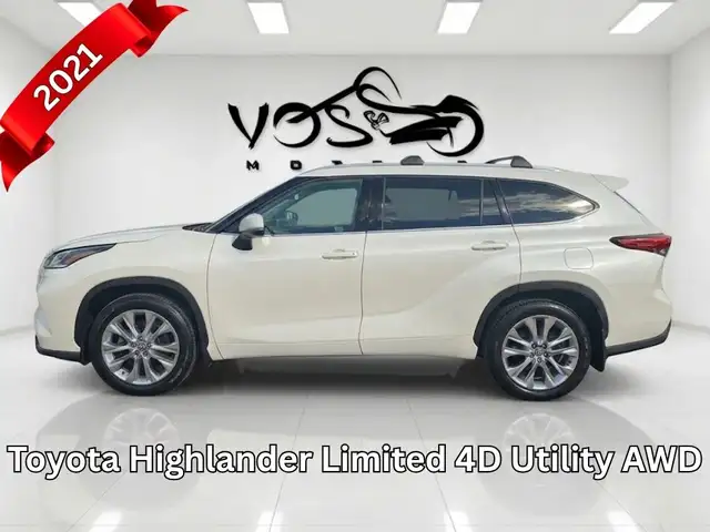 2021 Toyota Highlander Limited 4D Utility AWD - V7259 - No Payme