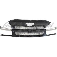 Chevrolet Avalanche 2002-2006 Grille Black W/Chrome Molding - Photo 5