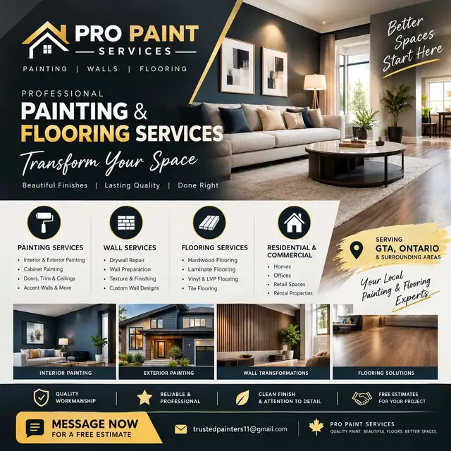 Premium Painting & Flooring Services | GTA Ontario
