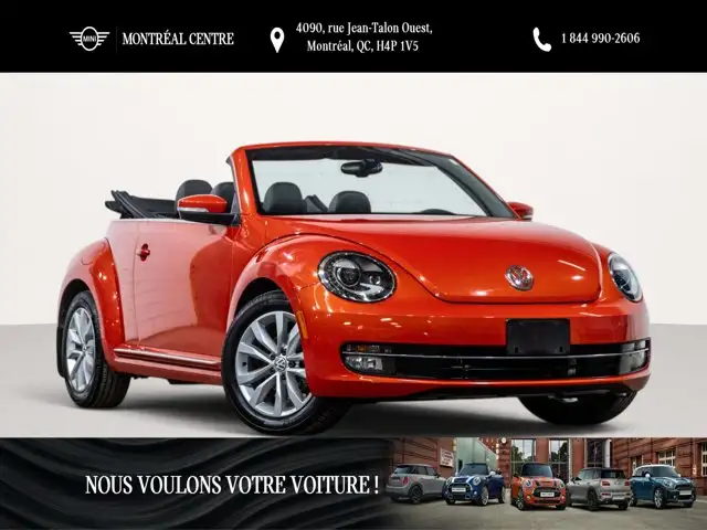 2016 Volkswagen Beetle Convertible Comfortline | Moteur Turbo