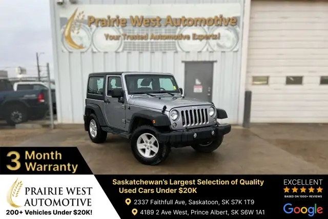 2017 Jeep Wrangler Sport 4WD No Accident | Cruise Control