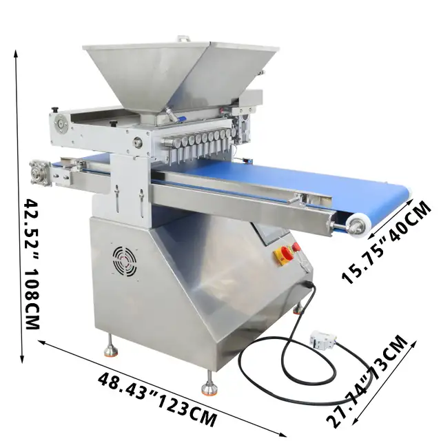 Semi-Auto Gummy/chocolate pouring machine 20L Hopper 220v 134097