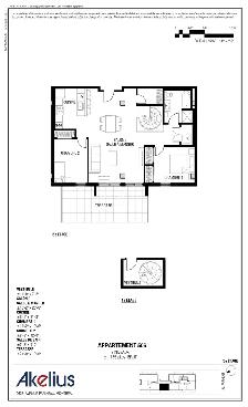 appartement penthouse 2 chambres à Ahuntsic - ID 2970 - Photo 16