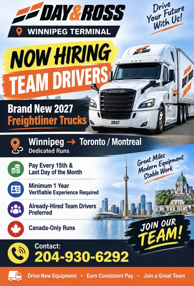Class-1 Driver Canada Only Team