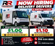 HIRING AMAZON DELIVERY DRIVERS MONTREAL