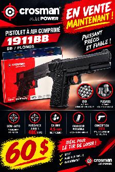 (A LOUISEVILLE ) CROSMAN BB 1911 AU CO2 DE 480FPS
