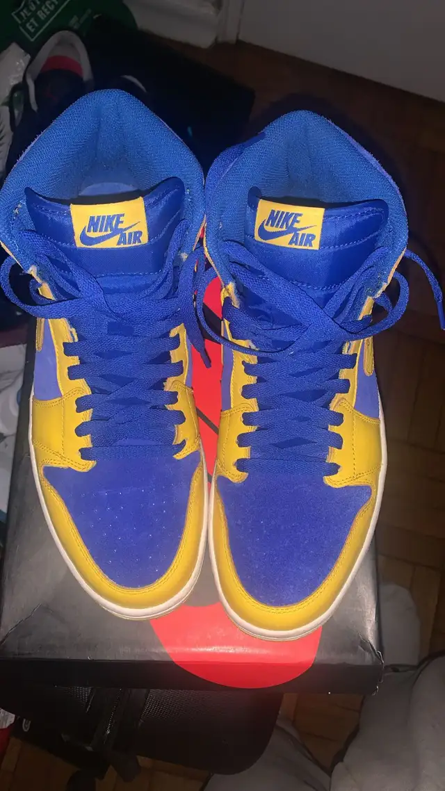 Jordan 1  OG Retro Blue and Yellow