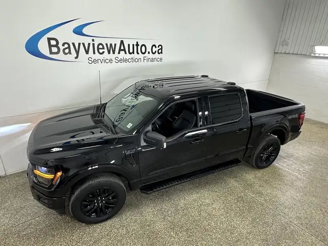 2024 Ford F-150 XLT XLT/4WD/LEATHER/NAVI/BLACK PKG/49KM/OFF 1...