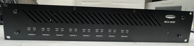 Biamp MCA 8050 8-Channel Power Amplifier