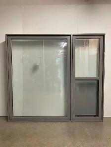 11077JGH Fenêtre Jumelée Guillotine HYBR Gris orageux 75 1/2x69