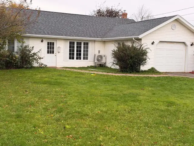 A 3-bedroom  house with garage  in Charlottetown is for rent