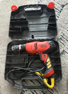 Black & Decker  DR220G Corded Drill with Case