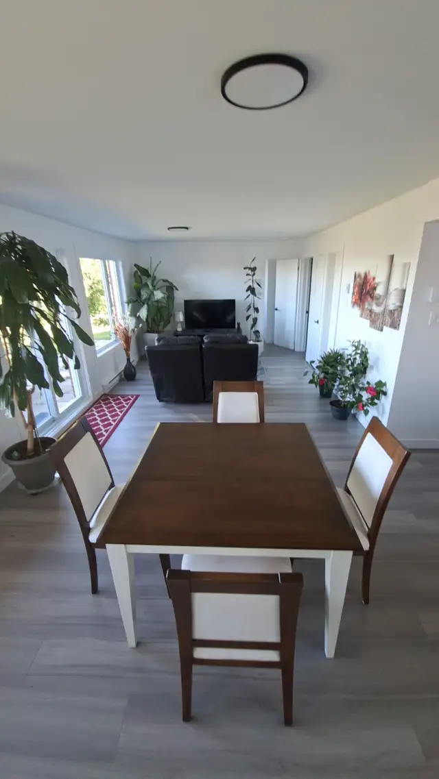 Condo Meublé, Temporaire,Vue sur le fleuve!