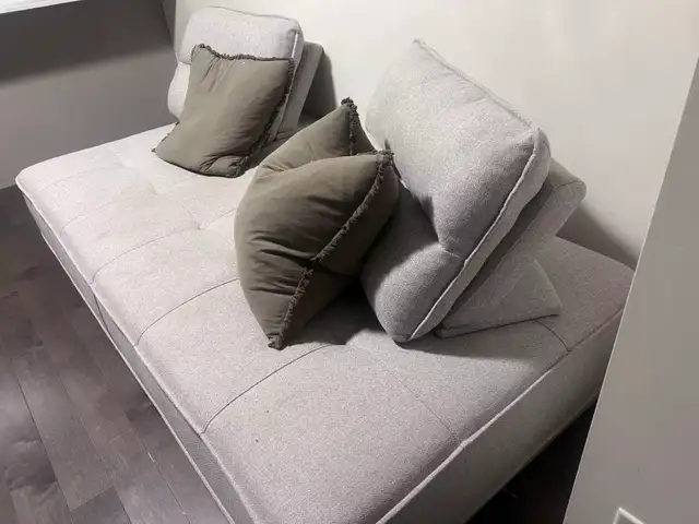 a modern Sofa at Griffin-town Montreal