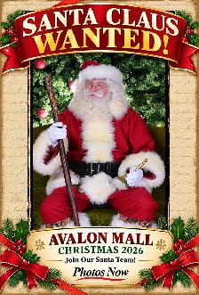 Santa Claus Wanted – Avalon Mall – 2026
