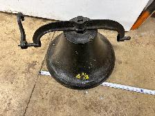 ANTIQUE CAST IRON DINNER BELL