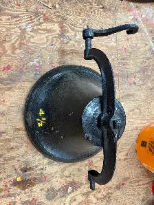 ANTIQUE CAST IRON DINNER BELL - Photo 6