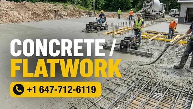 Concrete Work for Driveways, Patios & Walkways