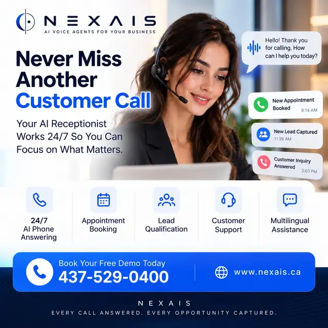 27/7 Multilingual Ai Receptionist