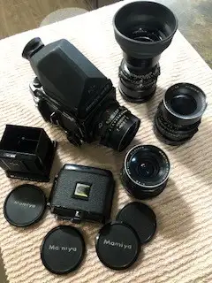Mamiya RB 67 w/Four Lenses and Accessories