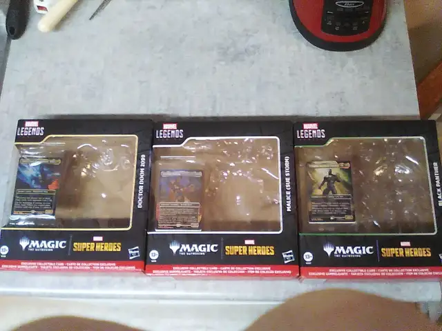 MTG Marvel Legends Malice Doom Black Panther Cards Only $35