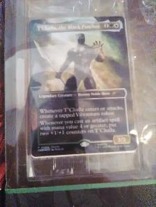 MTG Marvel Legends Malice Doom Black Panther Cards Only $35 - Photo 7