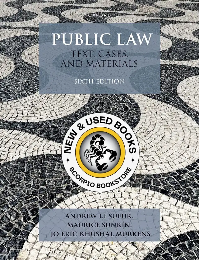 Public Law: Text, Cases, and Materials 6th Edition 9780198983880