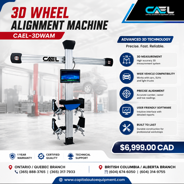 New CAEL 3D Wheel Alignment Machine | Wheel Alignment Machine