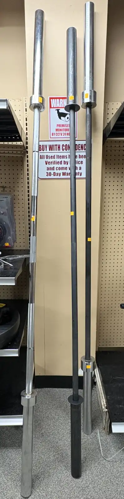 Steel Weight Lifting Olympic Barbell(s) x2 Available
