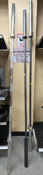 Steel Weight Lifting Olympic Barbell(s) x2 Available