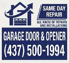 Garage door & opener Barrie