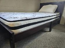 New Single Platform Bedframe with Mattress - Photo 2