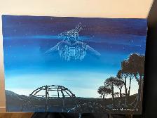 authentic painting from a late Cree artist