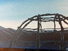 authentic painting from a late Cree artist - Photo 4