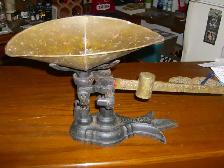 Antique weigh scale