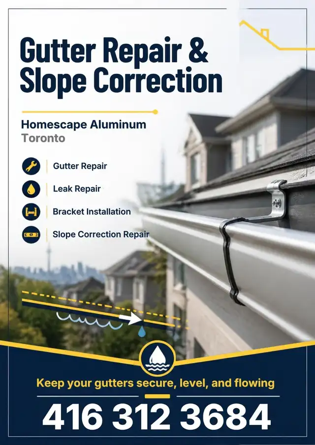 Gutter and Downspout Pipe Repair